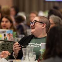 people talking at luncheon photo 5